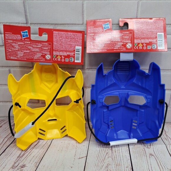 New Hasbro Transformers OPTIMUS PRIME & BUMBLEBEE Hero Mask For Kids Ages 5+ (2) - Picture 4 of 5